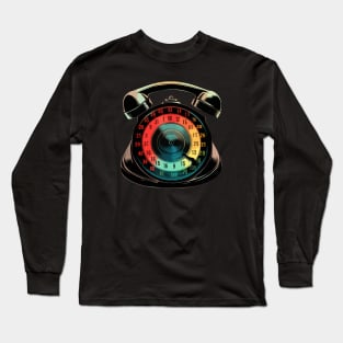 Retro Rotary Dial Long Sleeve T-Shirt